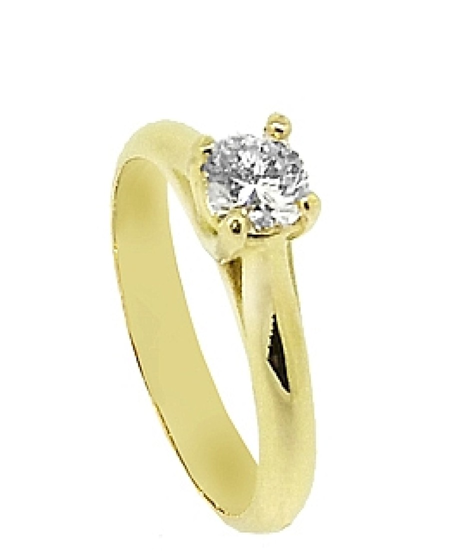 Joyas Jose Luis Joyero Anillos Con Diamantes | Anillo Oro 18 Kilates Con Diamante