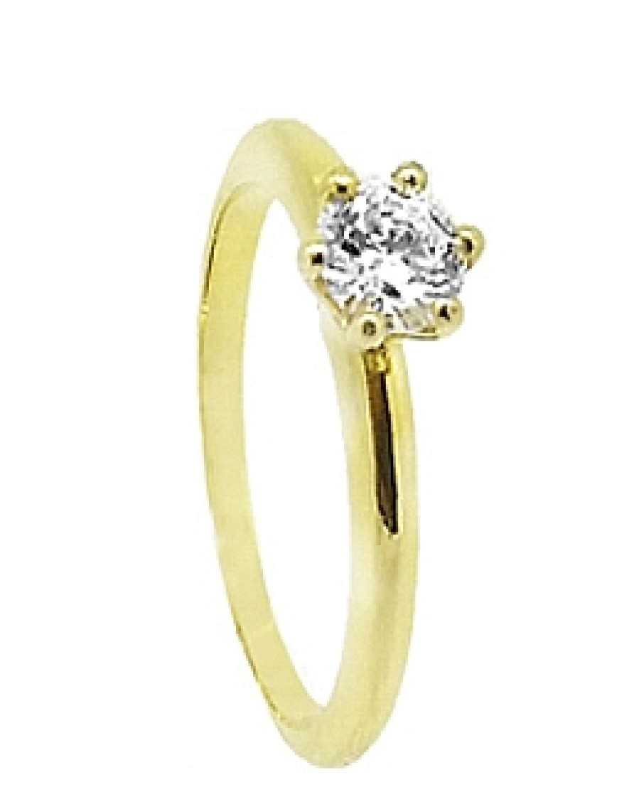 Joyas Jose Luis Joyero Anillos Con Diamantes | Anillo Oro 18 Kilates Con Diamante