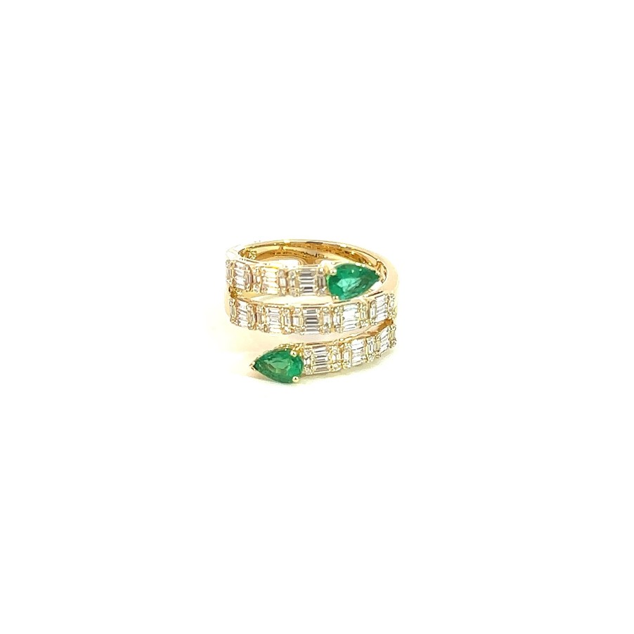 Joyas Jose Luis Joyero Anillos Con Diamantes | Anillo Oro 18 Kilates Con Diamantes Y Esmeraldas