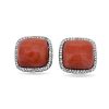 Joyas Jose Luis Joyero Pendientes Con Diamantes | Pendientes Oro 18 Kilates Con Diamantes Y Coral