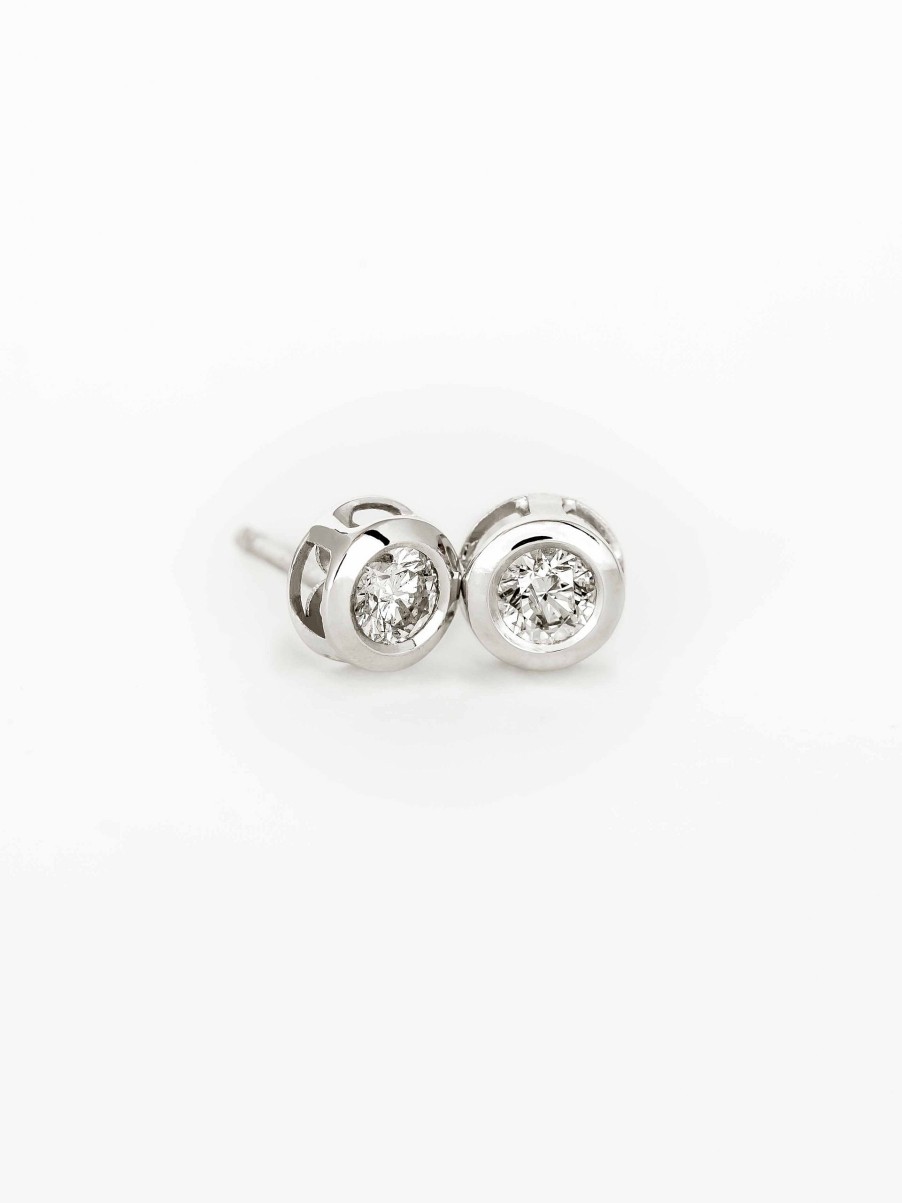 Joyas Jose Luis Joyero Pendientes Con Diamantes | Pendientes Oro 18 Kilates Con Diamantes