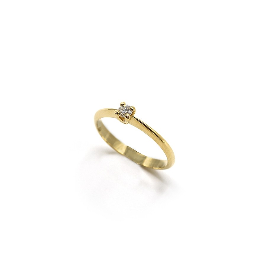 Joyas Jose Luis Joyero Anillos Con Diamantes | Anillo Oro 18 Kilates Con Diamantes