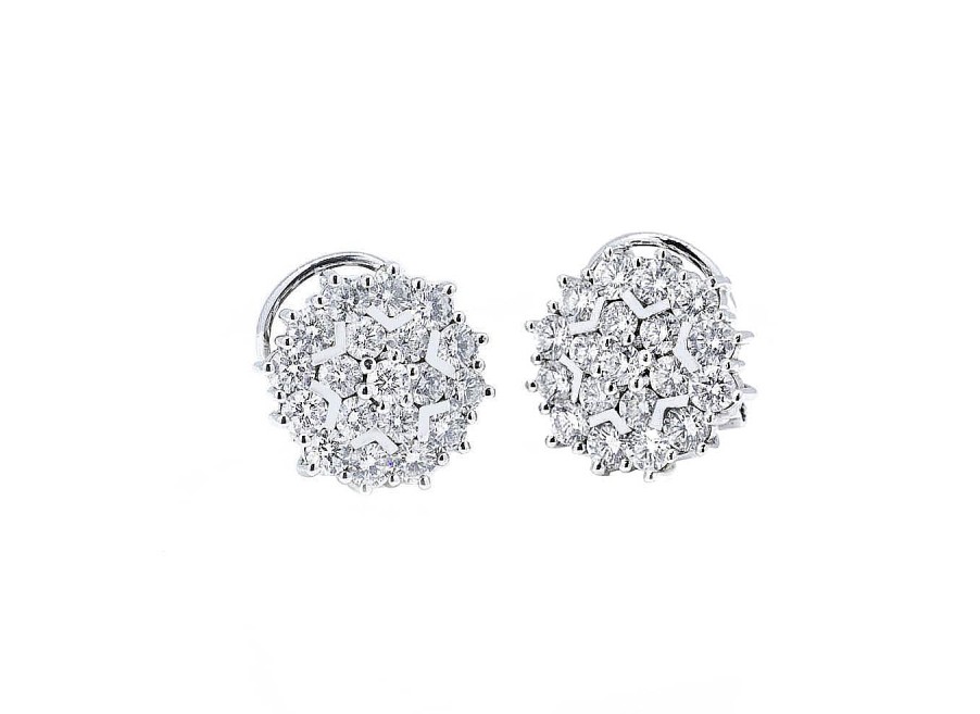 Joyas Jose Luis Joyero Pendientes Con Diamantes | Pendientes Oro 18 Kilates Con Diamantes