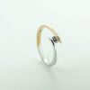 Joyas Jose Luis Joyero Anillos Con Diamantes | Anillo Bicolor Oro 18 Kilates Con Diamante