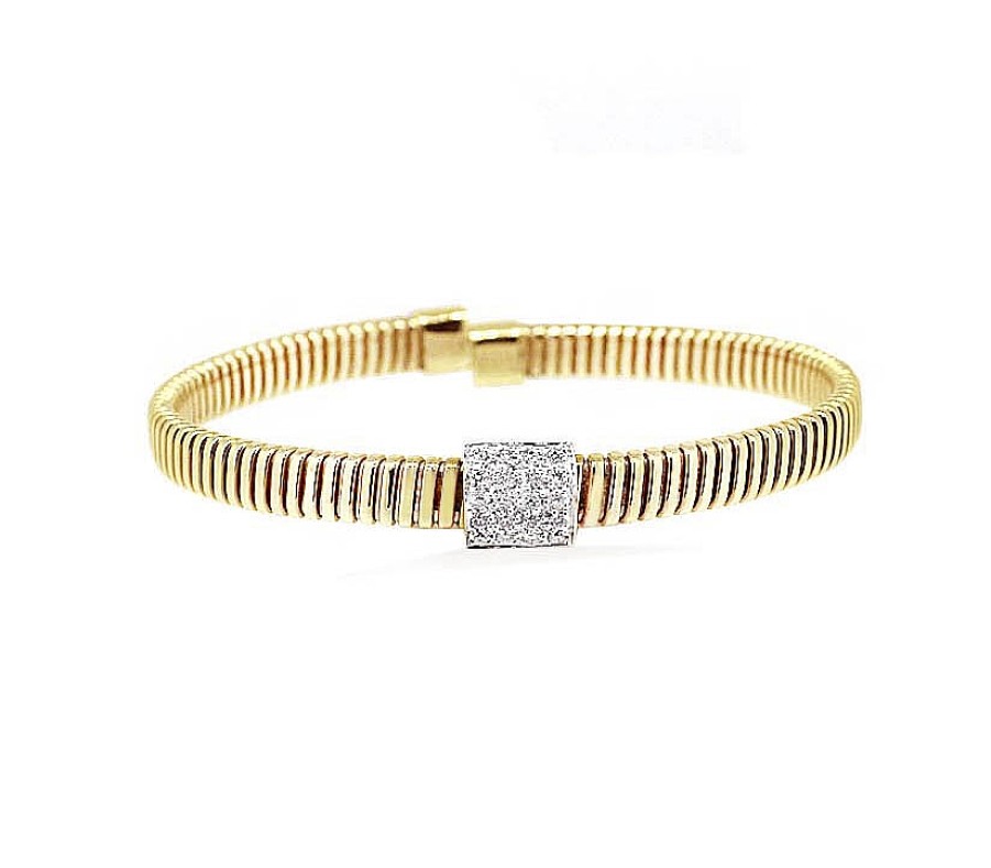 Joyas Jose Luis Joyero Pulseras Con Oro Amarillo | Pulsera Oro 18 Kilates Con Diamantes