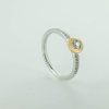 Joyas Jose Luis Joyero Anillos Con Diamantes | Anillo Bicolor Oro 18 Kilates Con Diamante