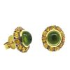 Joyas Jose Luis Joyero Pendientes De Oro Amarillo | Pendientes Oro 18 Kilates Con Peridotos Y Zafiros