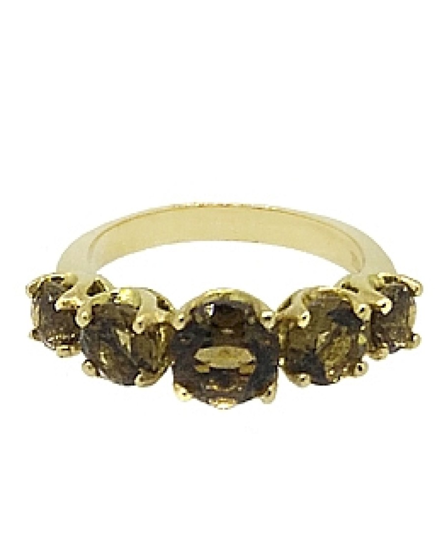 Joyas Jose Luis Joyero Anillo De Oro Amarillo | Anillo Oro 18 Kilates Con Piedras De Color